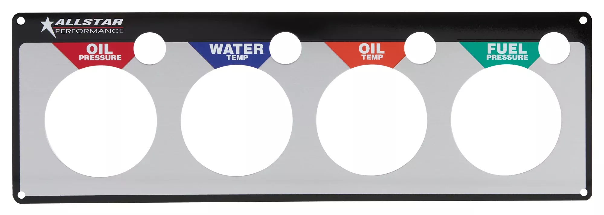 Allstar Performance Performance Replacement 4 Gauge Mounting Panel - WT/OP/OT/FP