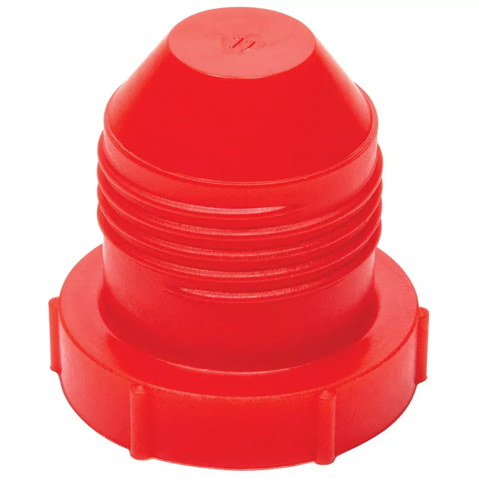 Allstar Performance Plastic AN Dust Plug -10 AN - Red (Set of 10)