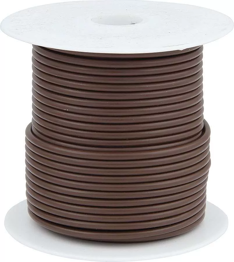 Allstar Performance Primary Wire - Brown - 100' Spool - 20AWG