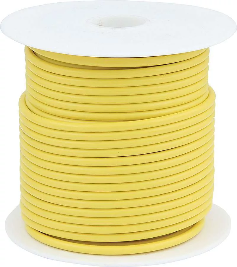 Allstar Performance Primary Wire - Yellow - 100' Spool - 14AWG