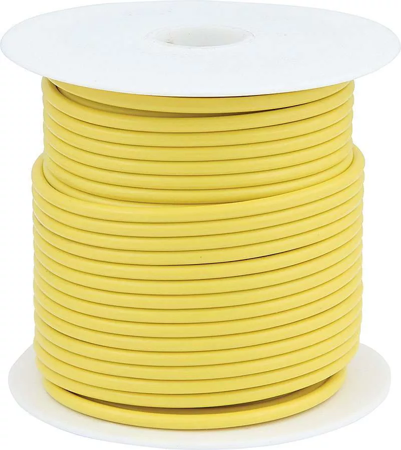 Allstar Performance Primary Wire - Yellow - 100' Spool - 20AWG