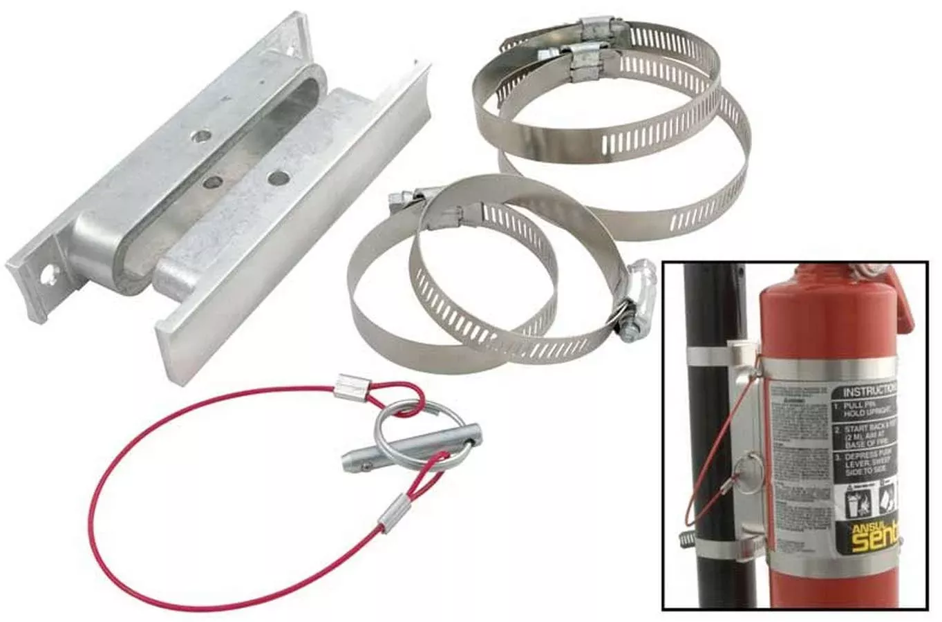 Allstar Performance Quick Release Fire Extinguisher Bracket (Only)
