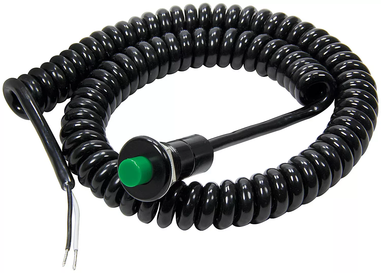 Allstar Performance Remote Button w/Cord Sm Green Button