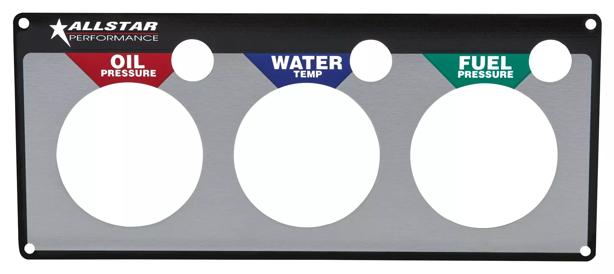 Allstar Performance Replacement 3 Gauge Panel - WT/OP/FP
