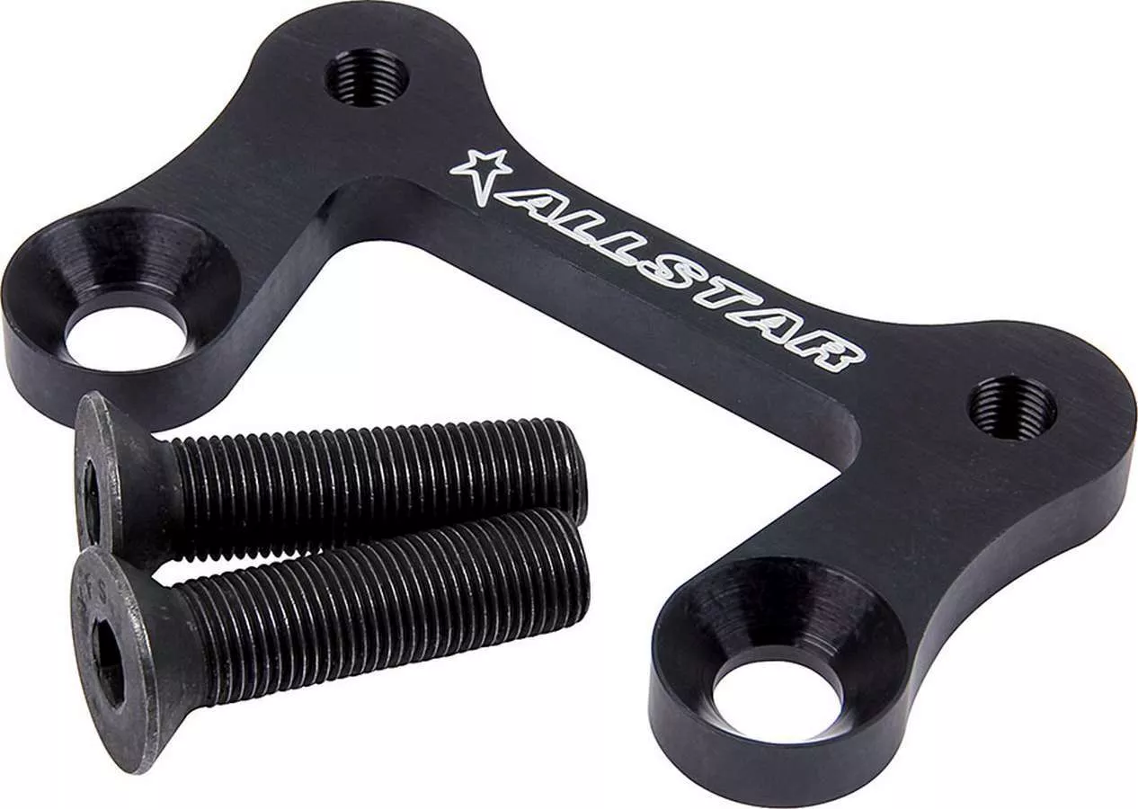 Allstar Performance Sprint Left Front Caliper Mount - 10-1/8" Rotor w/ Bolts - Black