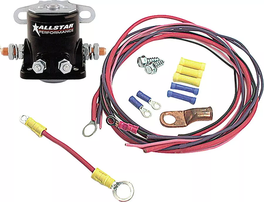 Allstar Performance Standard Heavy Duty Ford-Style Solenoid and Wiring Kit