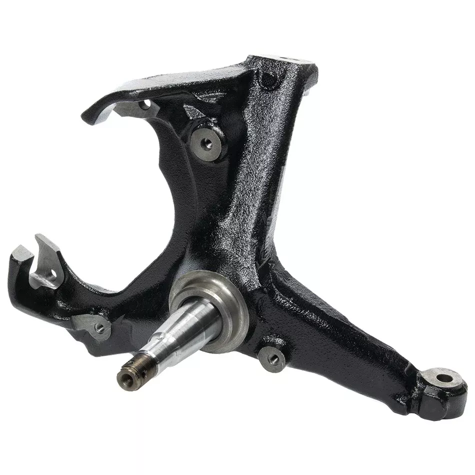 Allstar Performance Stock Pin Height Spindle - Right Side - Forged Steel - Black Paint - GM B-Body 1977-96