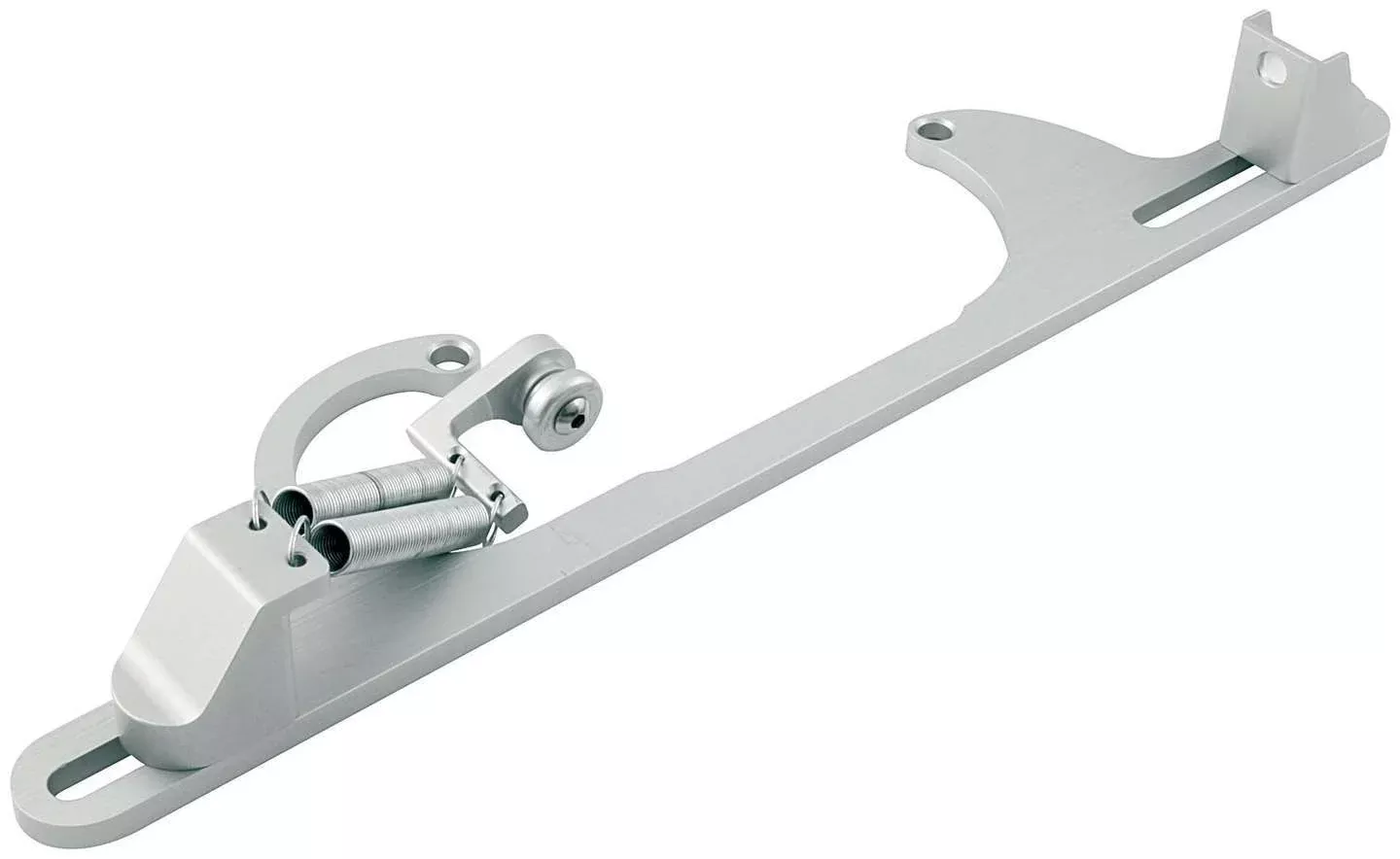 Allstar Performance Throttle Bracket With Spring 4150/Edelbrock, Lokar Silver