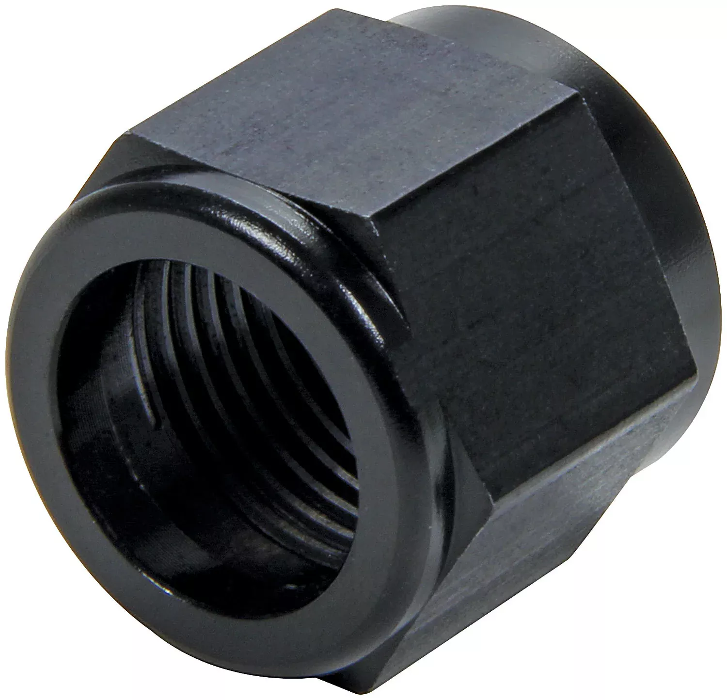 Allstar Performance Tube Nut -10 AN - 5/8 in Tube - Black (2 Pack)