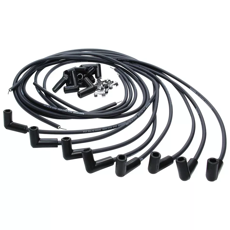 Allstar Performance Universal Spark Plug Race Wire Set 8mm - 90 Degree HEI Ends