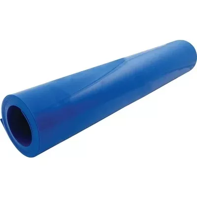 Allstar Plastic Sheeting - 10ft x 24in - Chevron Blue Rolled