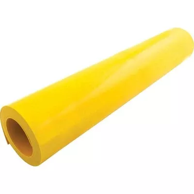 Allstar Plastic Sheeting - 10ft x 24in - Yellow Rolled