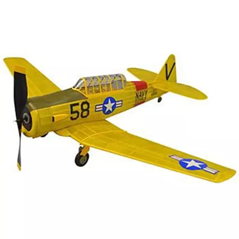 AT-6 Texan Rubber Powered 30″ Wingspan