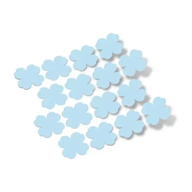 Baby Blue Shamrock Vinyl Wall Decals