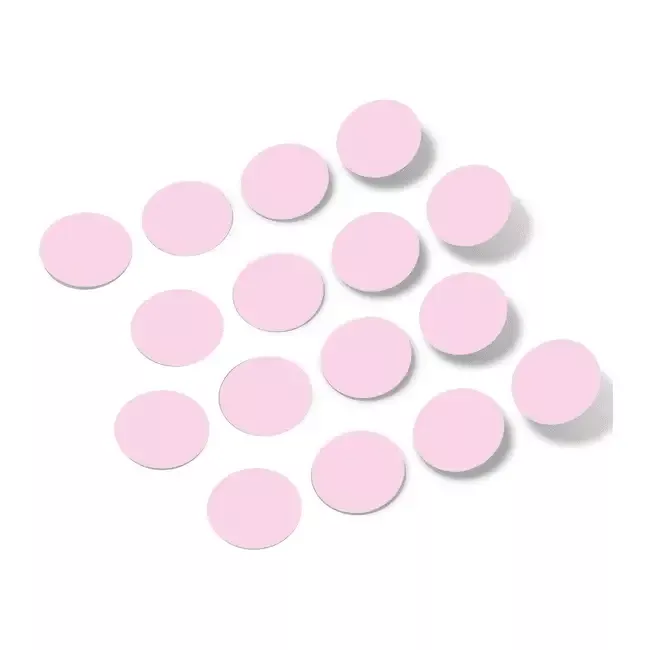 Baby Pink Polka Dot Circles Wall Decals