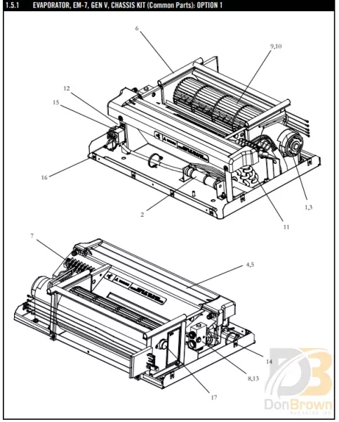 Baffle,drain Pan,foam,em-7,g5 42-62140-02