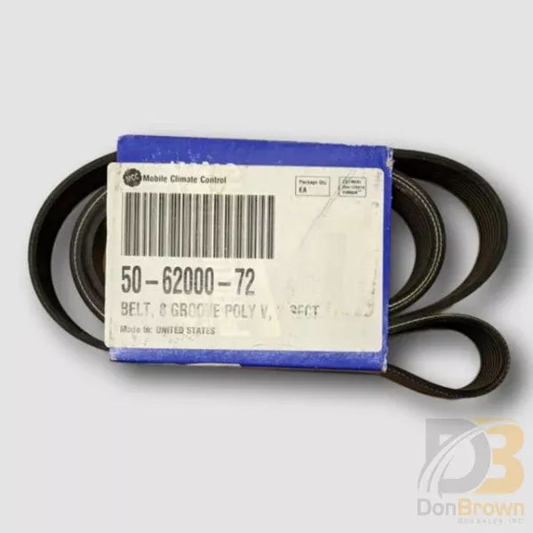 Belt, 8 Groove Poly V, K Sect. 50-62000-72 85.50"
