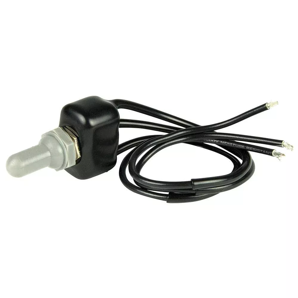 Bep 1002011 Spdt Pvc Coated Toggle Switch With Wire Leads - On/Off/On