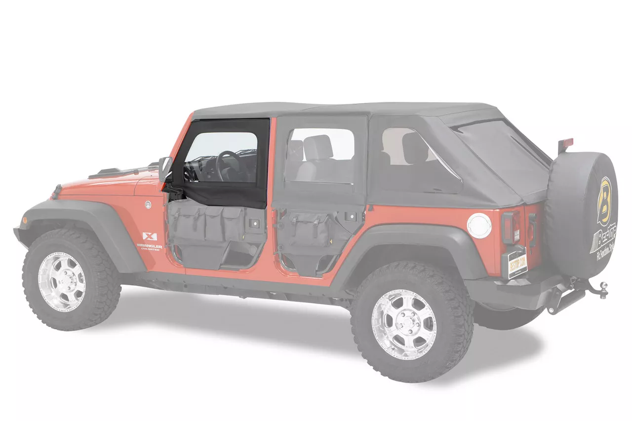 Bestop 51805-35 HighRock 4x4™ Element™ Upper Fabric Half Doors