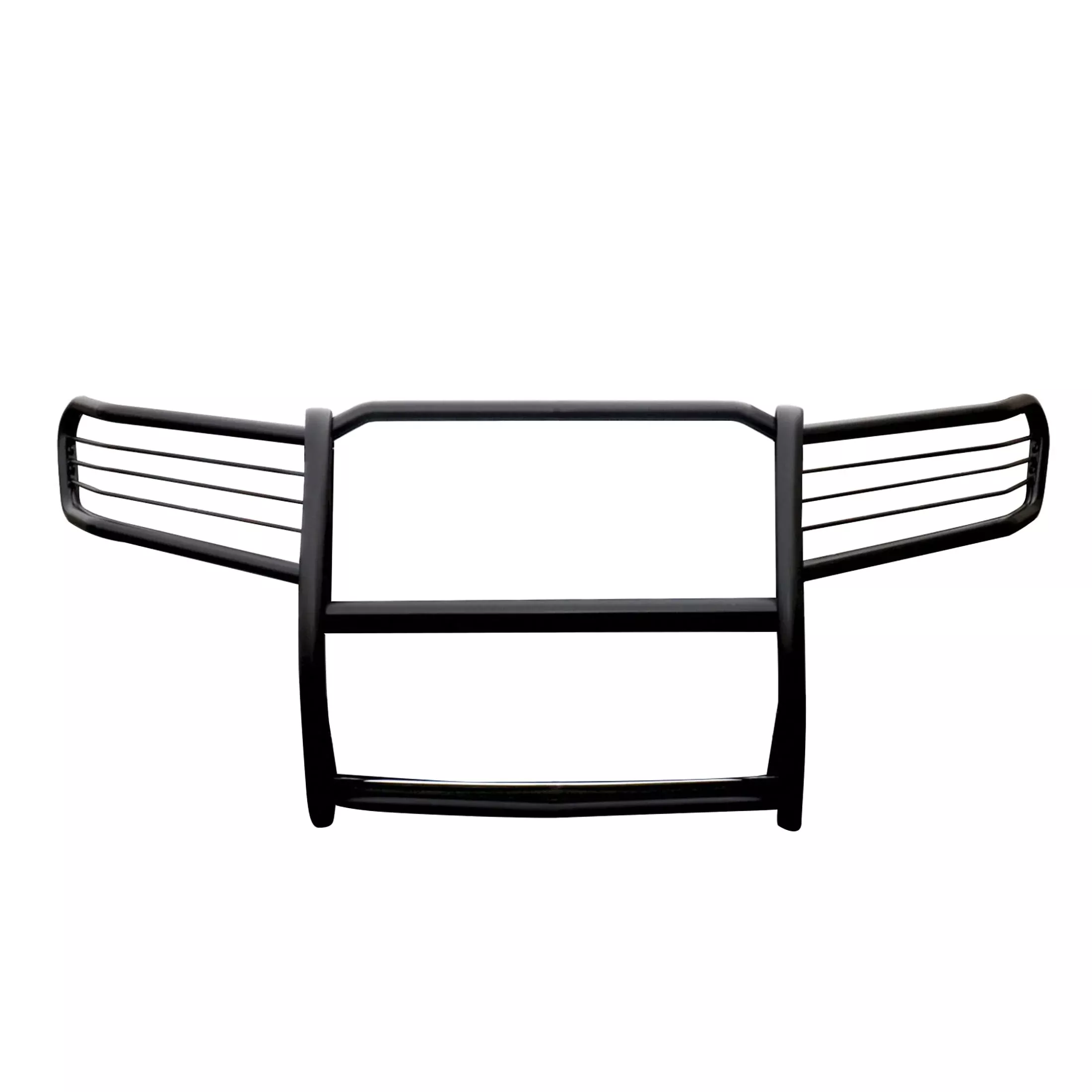 Black Horse Grille Brush Bumper Guard Modular Black Compatible With 2016-2022 Honda Pilot-17H151402Ma