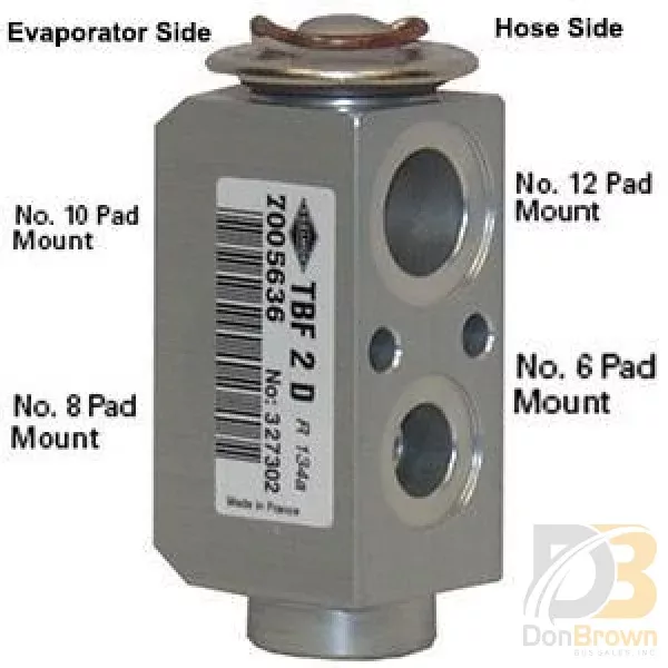 Block Type Expansion Valve 1812006 540454