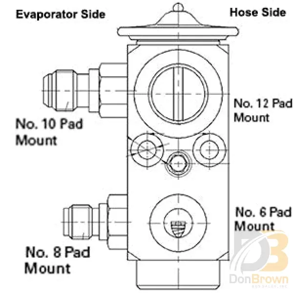 Block Type Expansion Valve 1817017 1001465663