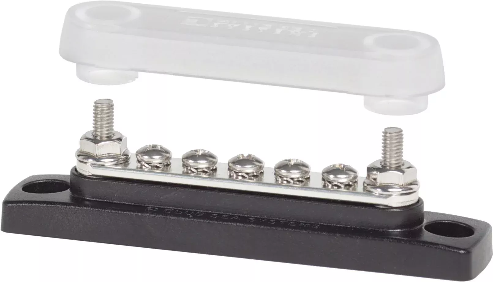 Blue Sea Systems 2314 100 Amp Mini Busbar With 5 Screws And A Cover