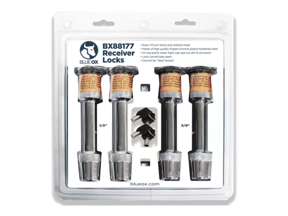 BlueOx Receiver Locks (4), 2-1/2, 2-5/8 BX88177