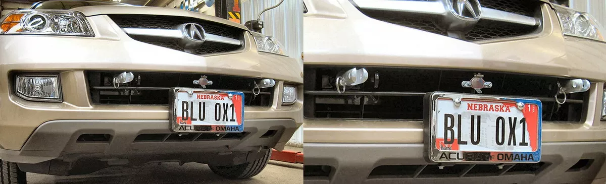 BlueOx Tow Bar Base Plate, Front Mount, RV Flat Towing for Select, ACURA MDX