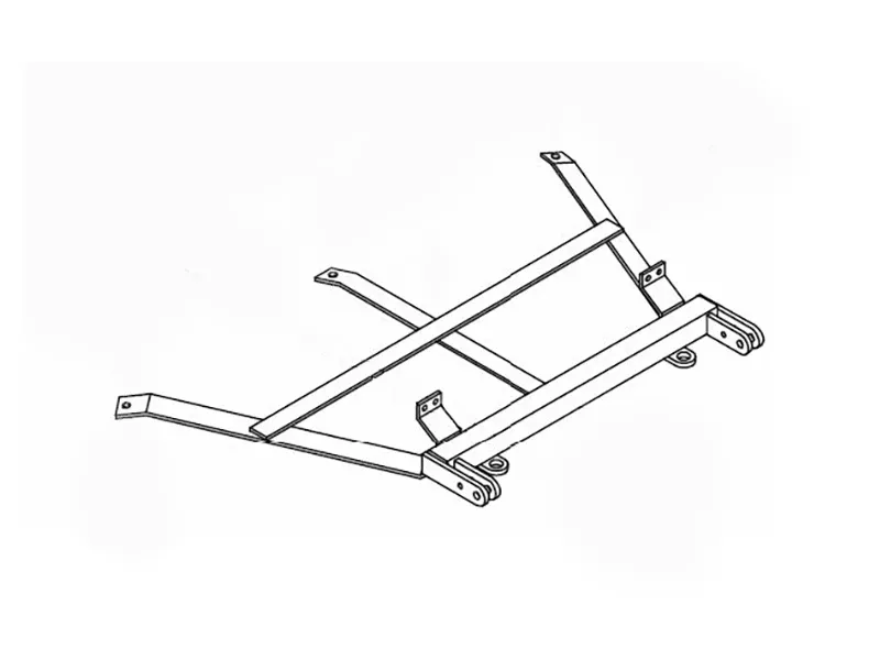 BlueOx Tow Bar Base Plate, Front Mount, RV Flat Towing for Select, BUICK LESABRE E13