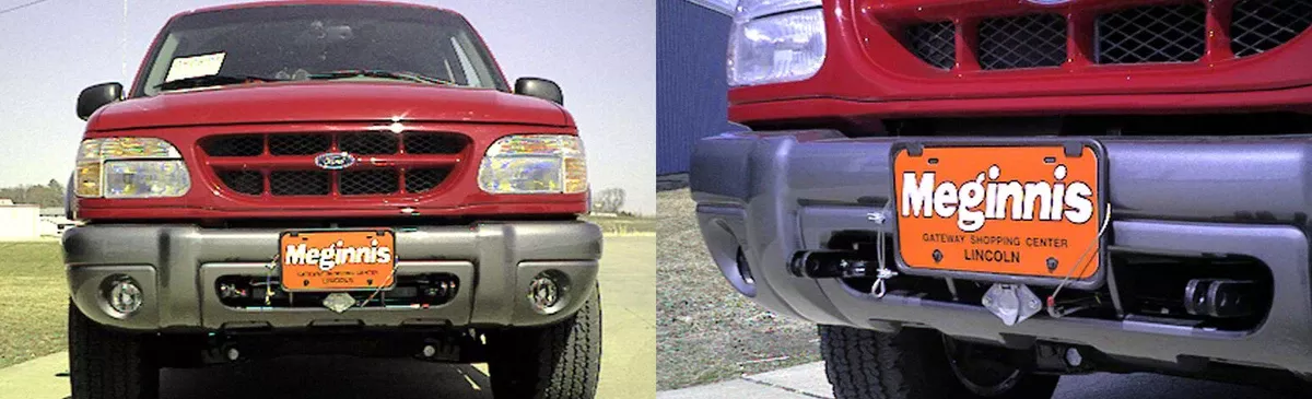 BlueOx Tow Bar Base Plate, Front Mount, RV Flat Towing for Select, FORD EXPLORER