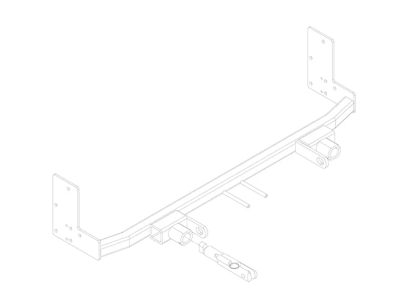 BlueOx Tow Bar Base Plate, Front Mount, RV Flat Towing for Select,TOYOTA SCION TC E13