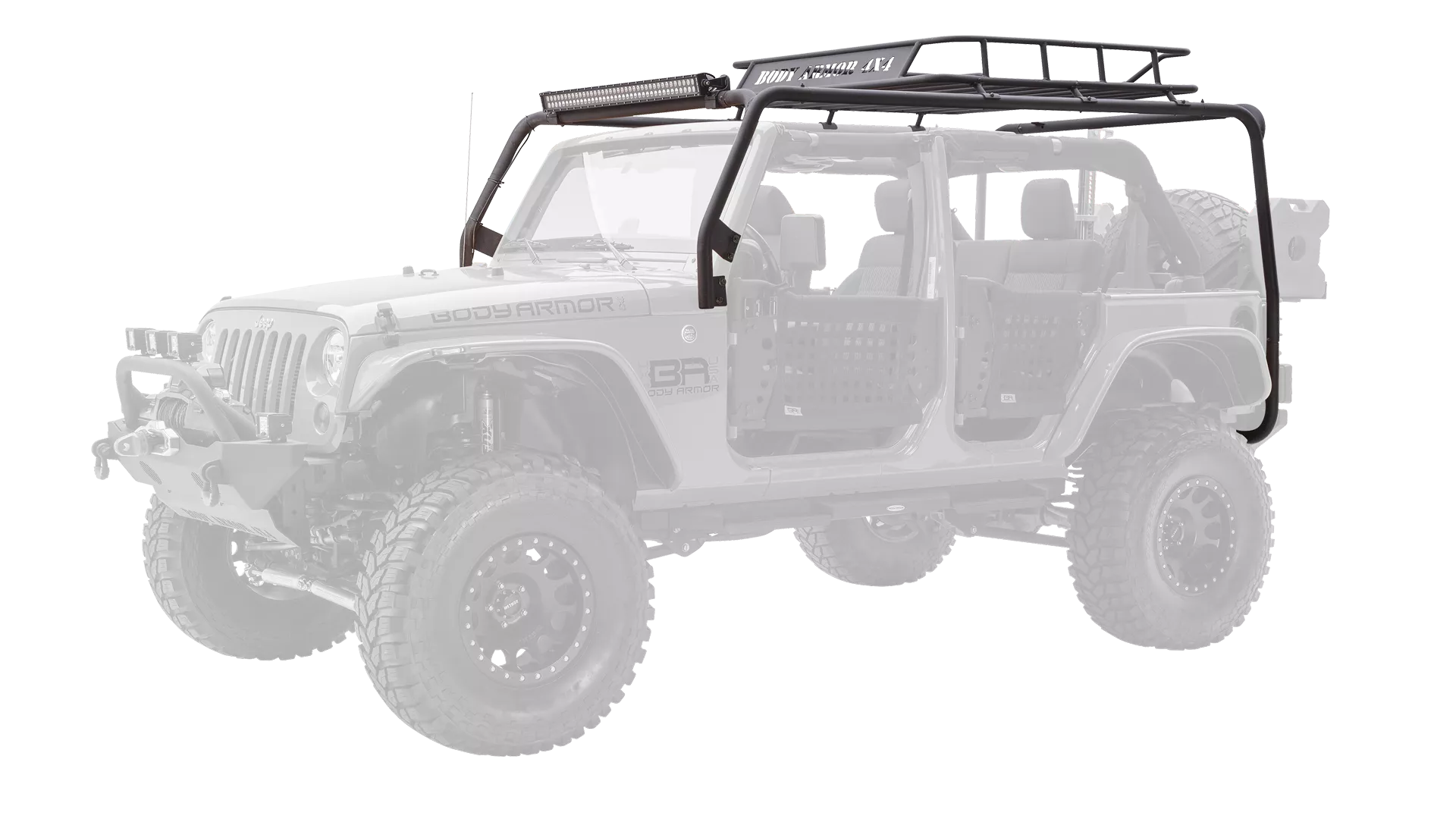 Body Armor 4X4 JK-6124-2 CARGO ROOF RACK BOX 2 OF 2