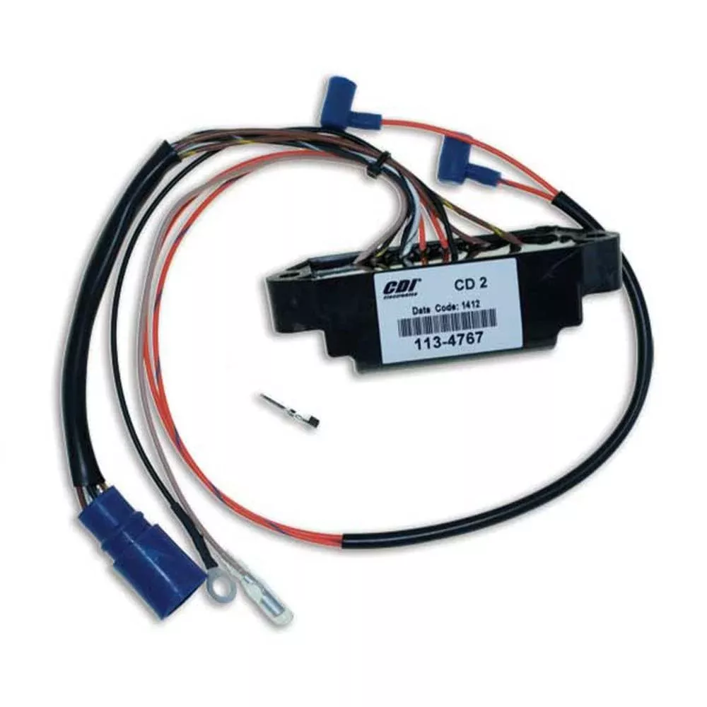 CDI Electronics Power Pack 113-4767 for Johnson/Evinrude 2 Cyl (1993-2005) - Multicoloured, Aluminum, Steel, Plastic, Copper