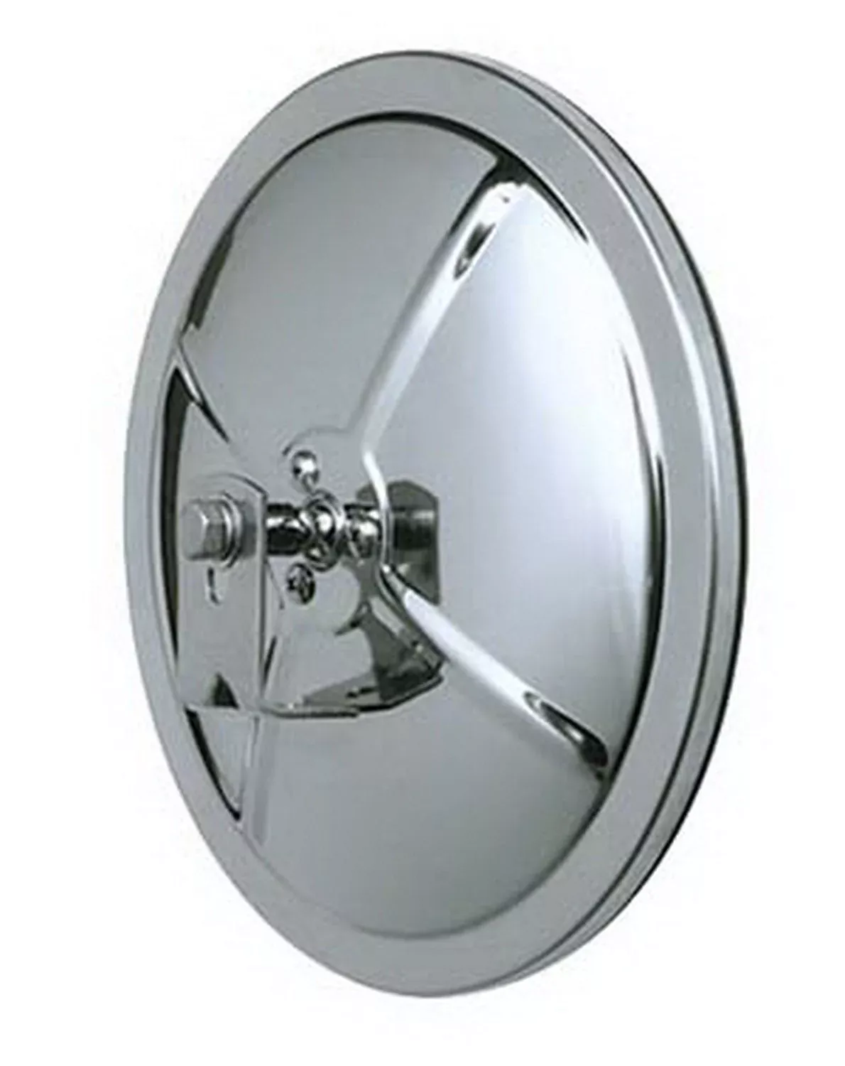 CIPA 48852 Round Convex HotSpot Mirror, 8.5" Stainless Steel, Durable Design
