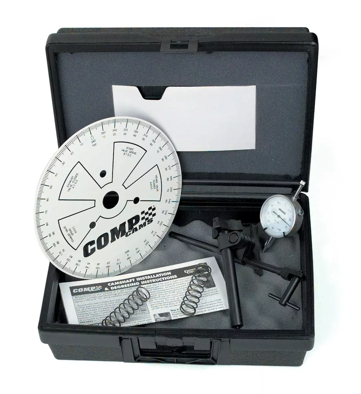 Comp Cams Universal Camshaft Degree Kit 4796 - Heads On, Precision Timing Tool