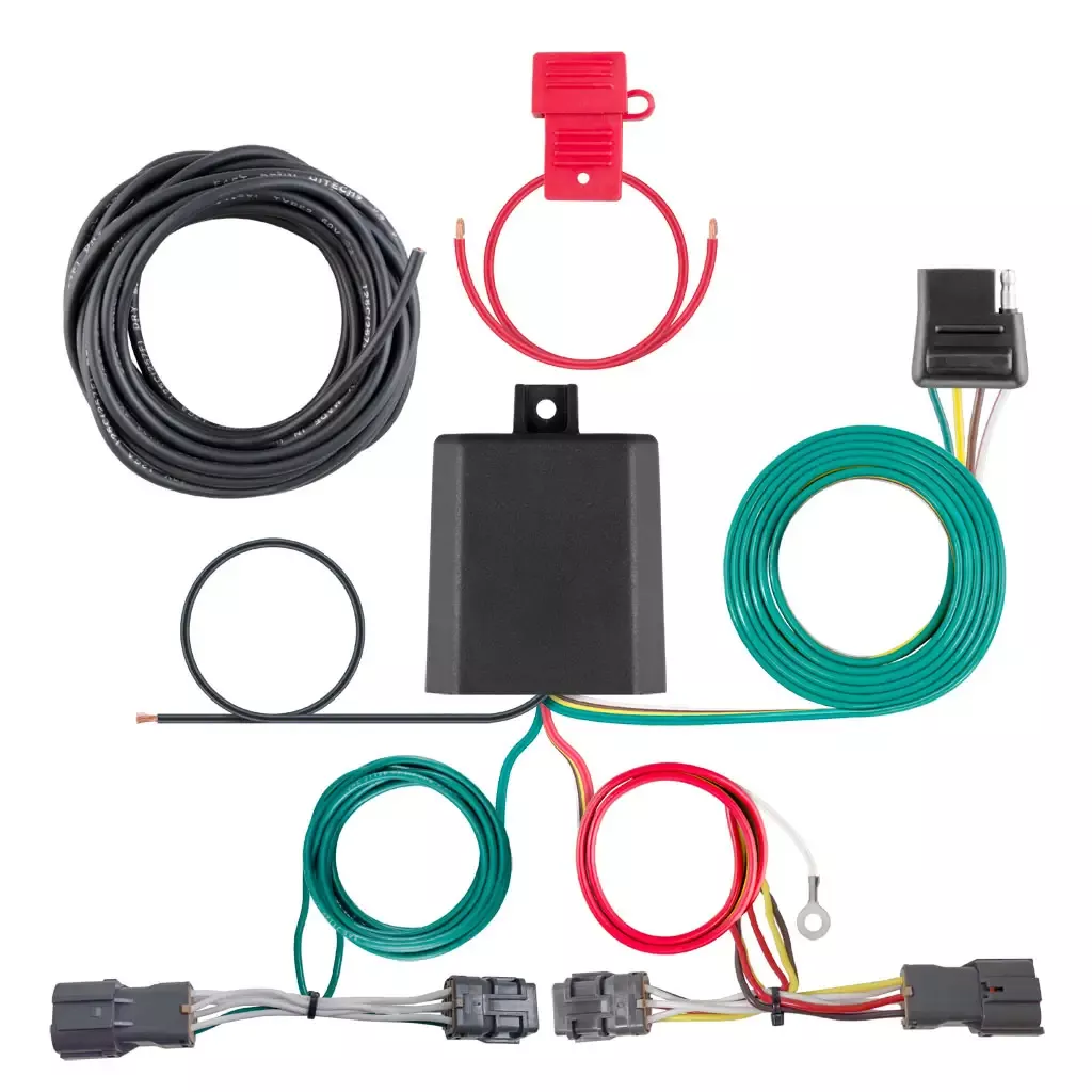 CURT 56442 Custom Wiring, 4-Way Flat Output, Select Hyundai Entourage, Kia Sedona, Seltos