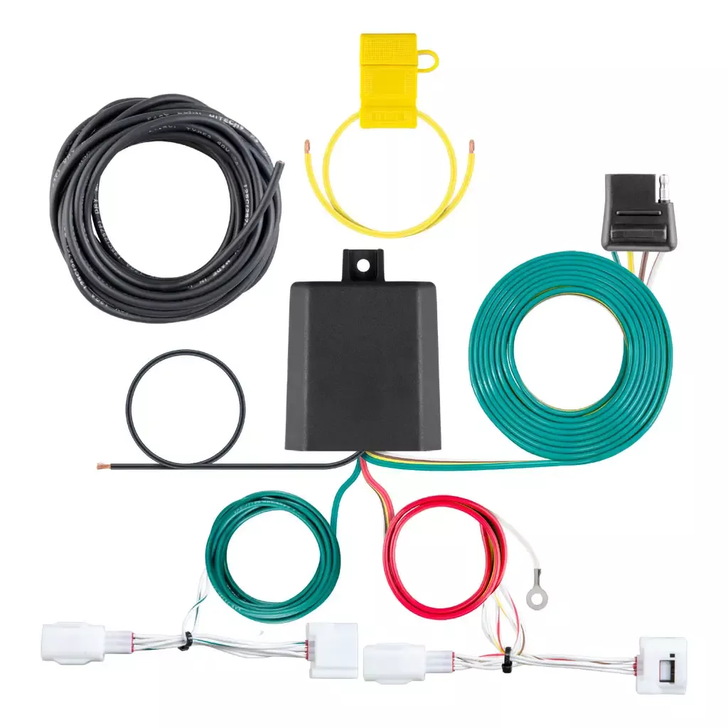CURT 56450 Custom Wiring Harness, 4-Way Flat Output, Select Mazda CX-30
