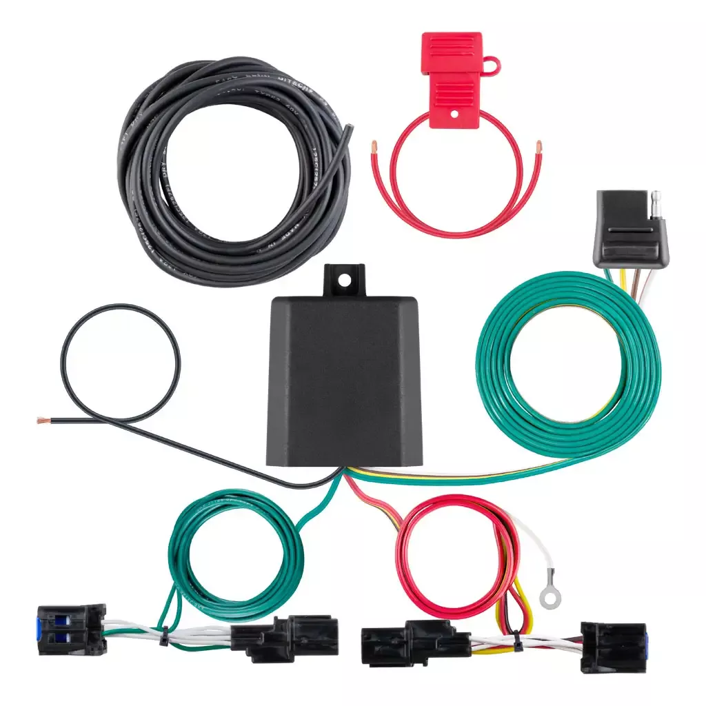 CURT 56474 Custom Wiring, 4-Way Flat, Fits Select Kia Sorento, Sportage