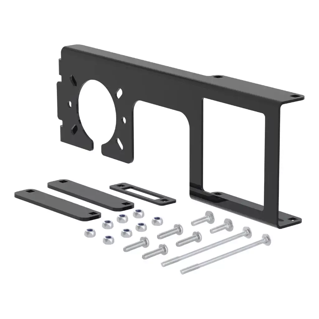 CURT 58003 Easy-Mount Wiring Bracket for 4 or 5-Flat & 6 or 7-Round (2-1/2" Receiver)