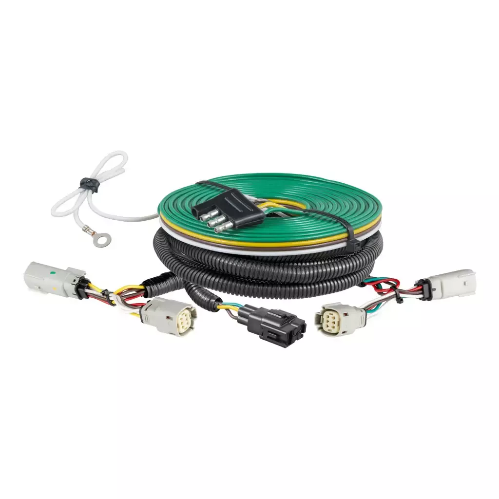 CURT 58983 Custom Towed-Vehicle RV Wiring Harness, Select Lincoln Aviator