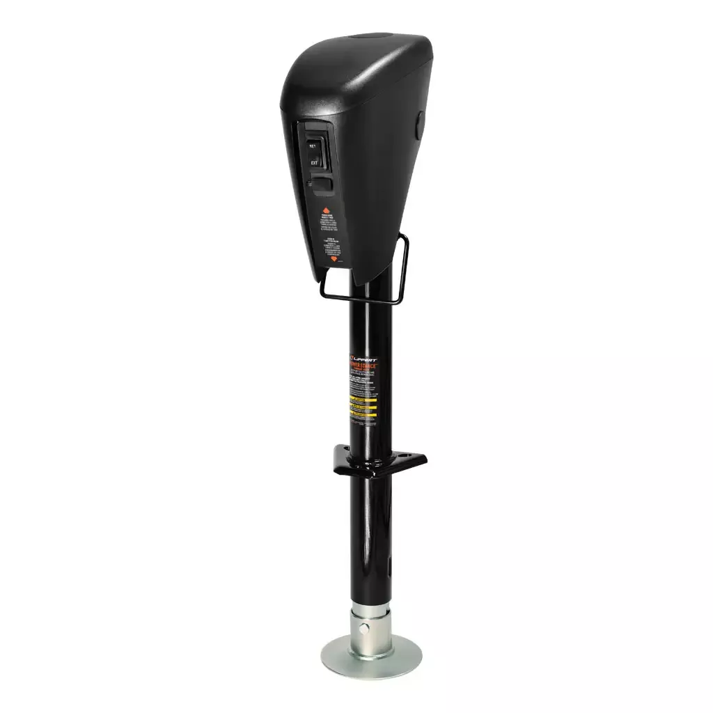 CURT 813748 Power Stance Tongue Jack, 3,500 lbs