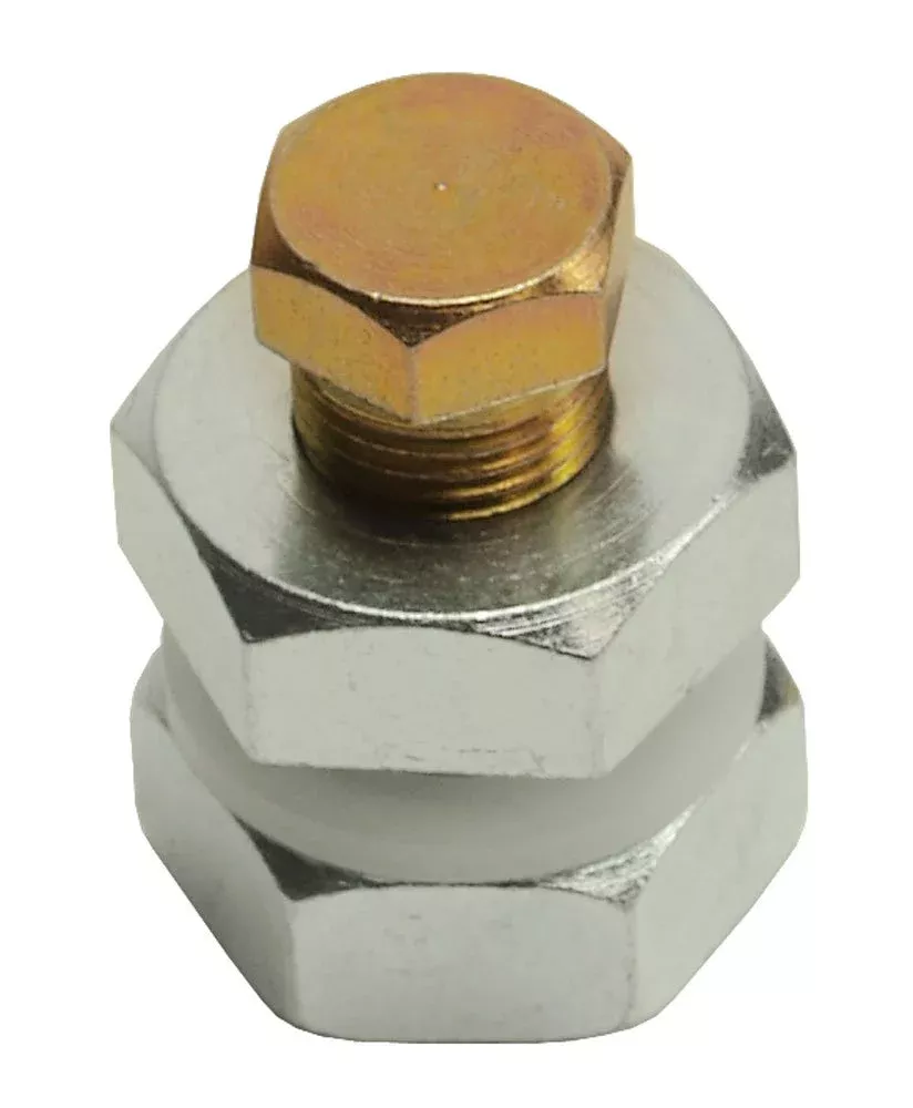 Derale-13010 Trans Pan Drain Plg, Silver
