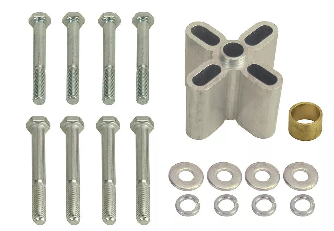 Derale 31520 2 Fan Spacer Silver