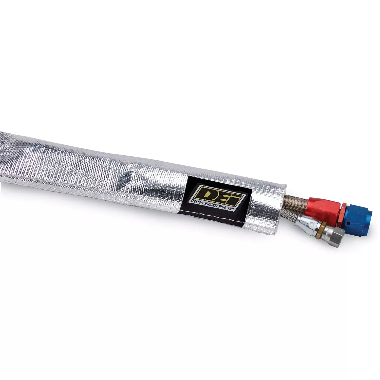 Design Engineering 010418 Heat Sheath 1/2 I.D. X 3Ft Aluminized Sleeving For Ultimate Hi-Temp Protection