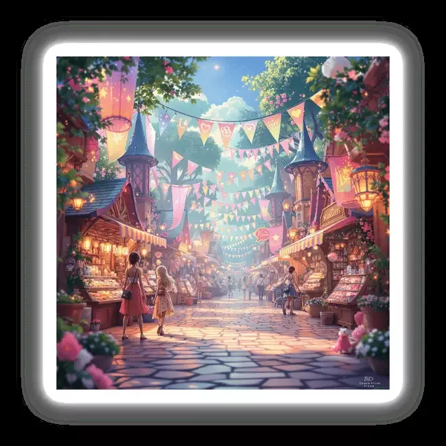 The Enchanted Marketplace of Light