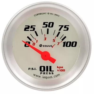 Equus 1-1/2" Electric Oil Pressure Gauge E8164
