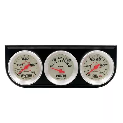 Equus 1-1/2" Volt Triple Gauge Kit E8100