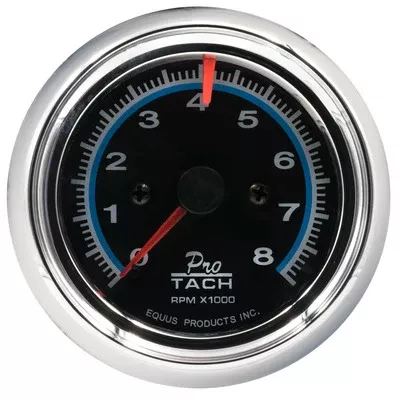 Equus 2-1/2" Mini Chrome Tachometer E6076