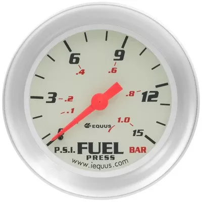Equus 2-5/8" Mechanical Fuel Pressure Gauge E8434